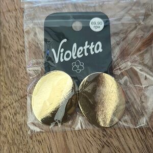 #2 - Violetta Gold Earrings